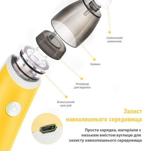 НАЗАЛЬНИЙ АСПІРАТОР (СОПЛЕВІДСМОКТУВАЧ) MEDICA + NOSE CLEANER 3.0 ( ЯПОНІЯ )