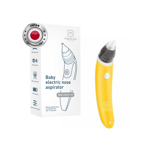 НАЗАЛЬНИЙ АСПІРАТОР (СОПЛЕВІДСМОКТУВАЧ) MEDICA + NOSE CLEANER 3.0 ( ЯПОНІЯ )