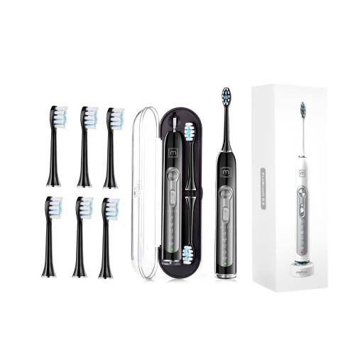 Ультразвукова зубна щітка MEDICA+ PROBRUSH 9.0 (ULTRASONIC) black + насадки (6 штук) (Японія)