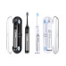 Набір: ультразвукова зубна щітка MEDICA+ PROBRUSH 9.0 (ultrasonic-complete) black+white(Японія)