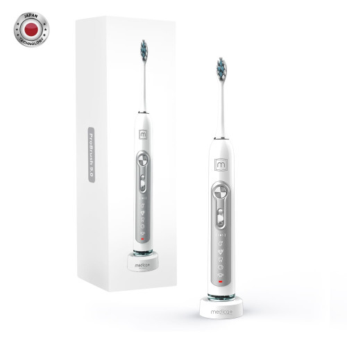  Набір: ультразвукова зубна щітка MEDICA + PROBRUSH 9.0 (ultrasonic-complete) white+fuchsia (Японія)