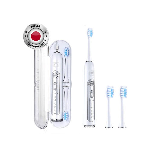  Набір: ультразвукова зубна щітка MEDICA + PROBRUSH 9.0 (ultrasonic-complete) white+fuchsia (Японія)