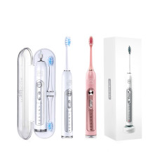  Набір: ультразвукова зубна щітка MEDICA + PROBRUSH 9.0 (ultrasonic-complete) white+fuchsia (Японія)