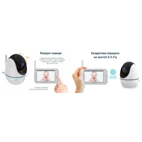 Відеоняня MEDICA+ VideoControl 7.0 HD / 360 Радіоняня (Японія)