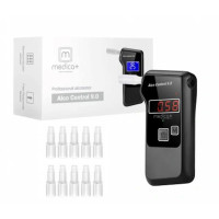 Алкотестер електрохімічний Medica+ Alco Control 9.0 PRO + Комплект мундштуків 100шт.