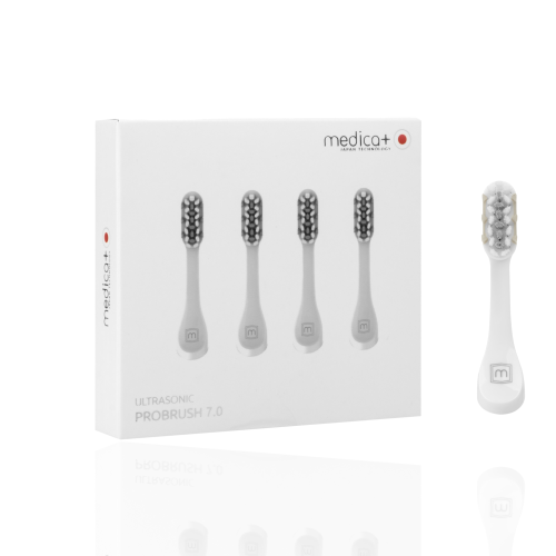 Насадки для звукової зубної щітки (4шт) MEDICA+ ProBrush 7.0 Compact