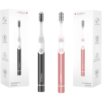 Набір звукових зубних щіток Medica+ PROBRUSH 7.0 black + fuchsia