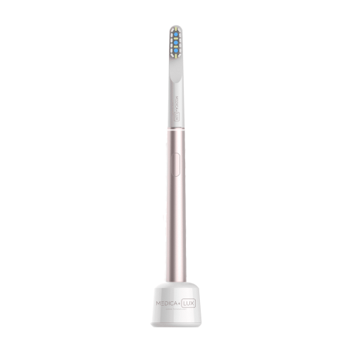 Відбілююча звукова зубна щітка MEDICA+ LUX 10Х Portable (Rose Gold)(Japan)
