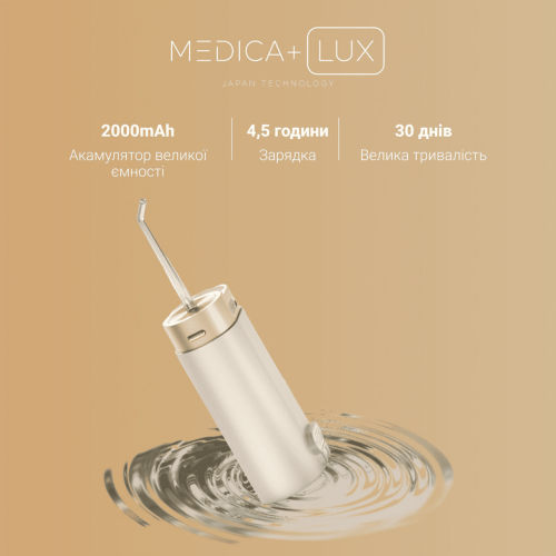 Портативний іригатор MEDICA+LUX PROWATER 10 (Японія) compact