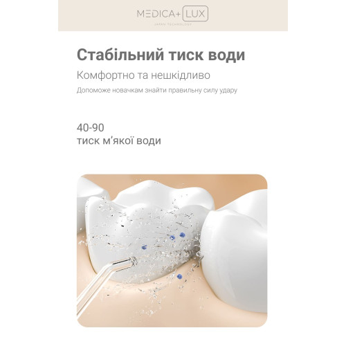 Портативний іригатор MEDICA+LUX PROWATER 10 (Японія) compact