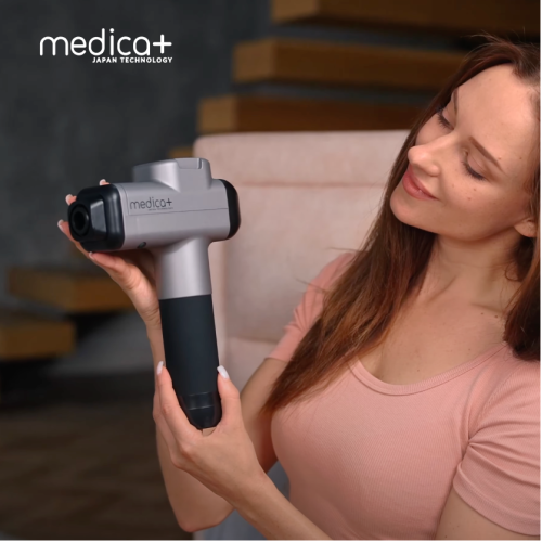 Перкусійний ручний масажер для тіла та м'язів Medica+ MassHand Pro 6.0 (Японія)