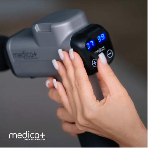 Перкусійний ручний масажер для тіла та м'язів Medica+ MassHand Pro 6.0 (Японія)