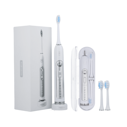 Ультразвукова зубна щітка MEDICA+ PROBRUSH 9.0 (ULTRASONIC) white + насадки (10 штук) (Японія)