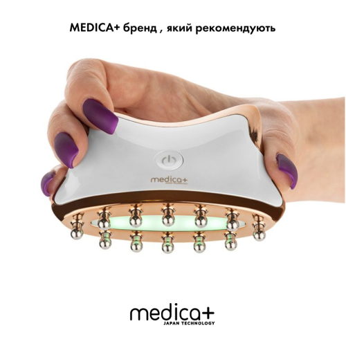 МІКРОСТРУМОВИЙ  ЛІФТИНГ-МАСАЖЕР ДЛЯ ТІЛА MEDICA+ SKIN LIFTING 5.0 ЯПОНІЯ