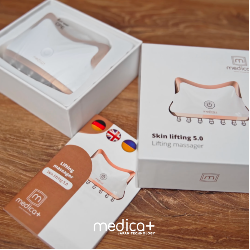 МІКРОСТРУМОВИЙ  ЛІФТИНГ-МАСАЖЕР ДЛЯ ТІЛА MEDICA+ SKIN LIFTING 5.0 ЯПОНІЯ