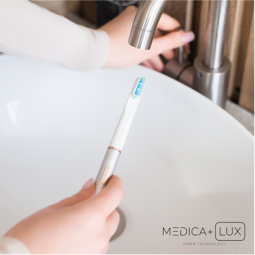 Відбілююча звукова зубна щітка MEDICA+ LUX 10Х Portable (Silver)(Japan)