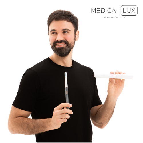 Відбілююча звукова зубна щітка MEDICA+ LUX 10Х Portable (Silver)(Japan)