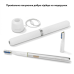Відбілююча звукова зубна щітка MEDICA+ LUX 10Х Portable (Silver)(Japan) - фото №25