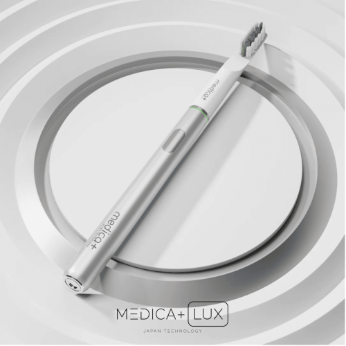 Відбілююча звукова зубна щітка MEDICA+ LUX 10Х Portable (Silver)(Japan)