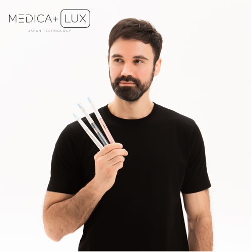 Відбілююча звукова зубна щітка MEDICA+ LUX 10Х Portable (Silver)(Japan)