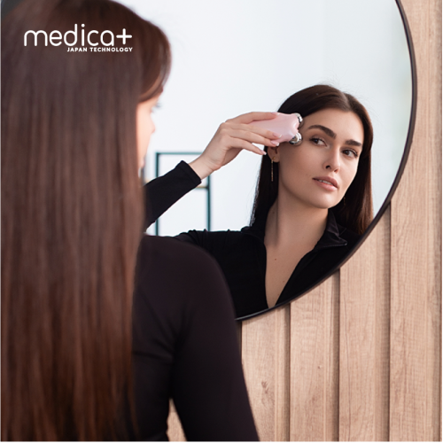 EMS МІКРОТОК MEDICA+ ЛІФТИНГ-МАСАЖЕР для обличчя SKIN LIFTING 6.0 PINK  (ЯПОНІЯ)