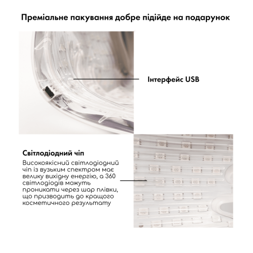 LED Маска для мікрострумової та світлотерапії MEDICA+ Ledmask 7X (Японія)