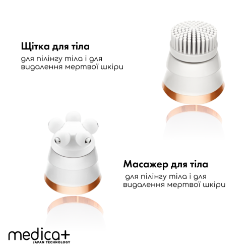 Електрична роликова пилка-пемза 4в1 MEDICA+ BodyControl 4v1 (Японія)