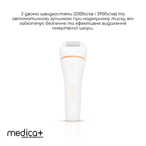 Електрична роликова пилка-пемза 4в1 MEDICA+ BodyControl 4v1 (Японія)