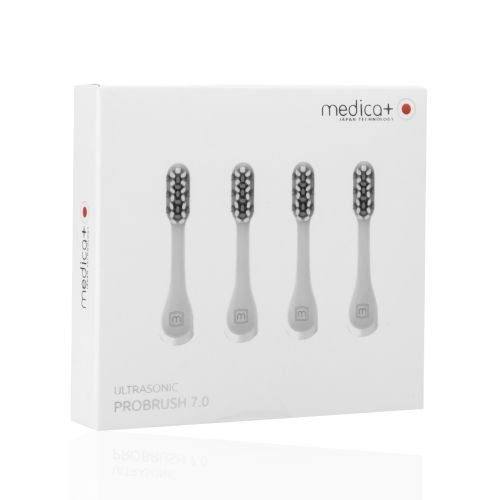 Насадки для звукової зубної щітки (4шт) MEDICA+ ProBrush 7.0 Compact