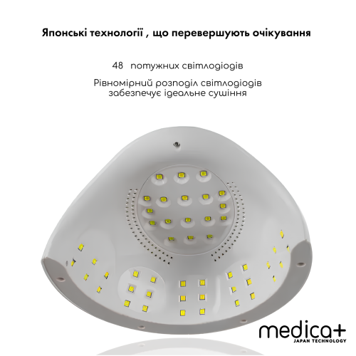 Лампа для манікюру MEDICA+ NailControl 10 LED + UV 146W