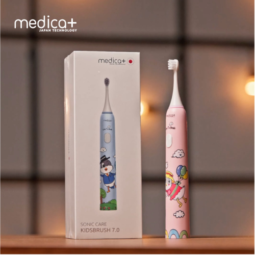 Звукова зубна щітка MEDICA+ KidsBrush 7.0 PINK (Японія)