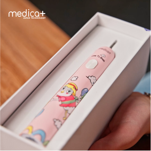Звукова зубна щітка MEDICA+ KidsBrush 7.0 PINK (Японія)