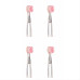 Насадки для дитячої зубної щітки Medica+ Kidsbrush 2.0 pink (4 шт )