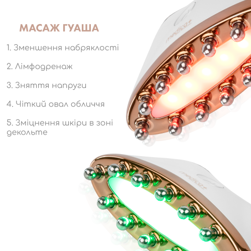 Набір Мікрострумовий ліфтинг Skin Lifting 5.0 + Струмопровідний гель Conductive Lifting Gel + Заспокійлива маска Medica+
