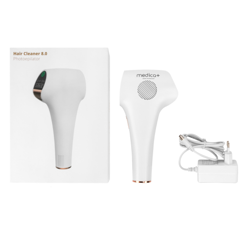 Набір Фотоепілятор Medica+ Haircleaner 8.0 + Флюїд після епіляції Medica+ Fluid after epilation