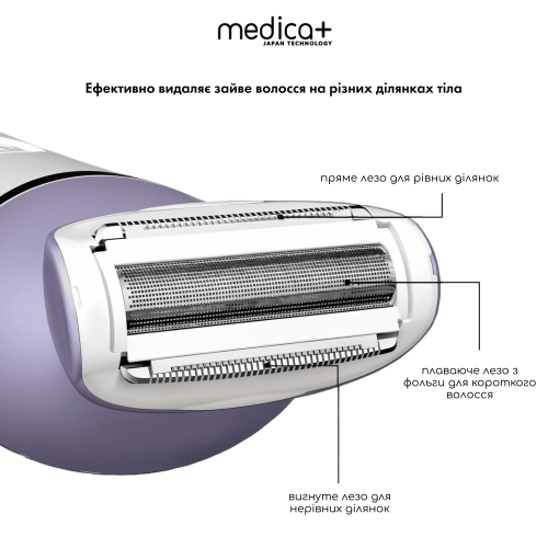 Епілятор 4в1 MEDICA+ SilkTouch 4.0 (електробритва) Епілятор 4в1 MEDICA+ SilkTouch 4.0 (електробритва)