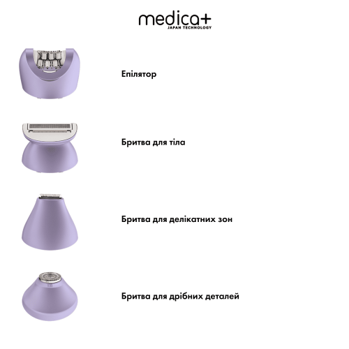 Епілятор 4в1 MEDICA+ SilkTouch 4.0 (електробритва) Епілятор 4в1 MEDICA+ SilkTouch 4.0 (електробритва)