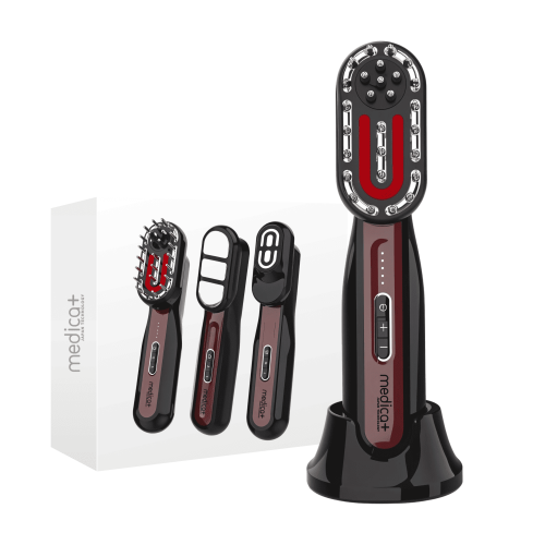 Микротоковый массажер для лица, тела и кожи головы Medica+ BodyLifting 3-X (RF, светотерапия, контейнер для эссенции)