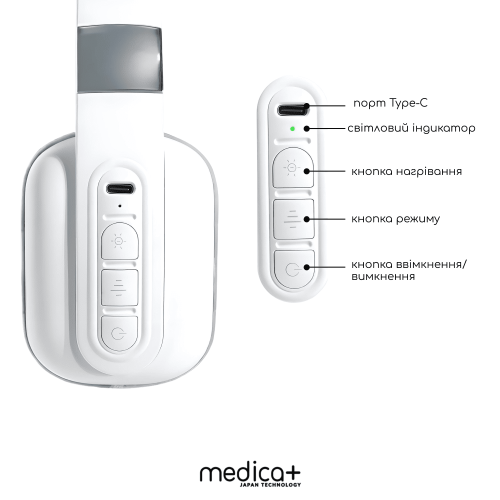 Масажер для шиї, плечей і спини 4 в 1 Medica+ MassPro 4.0