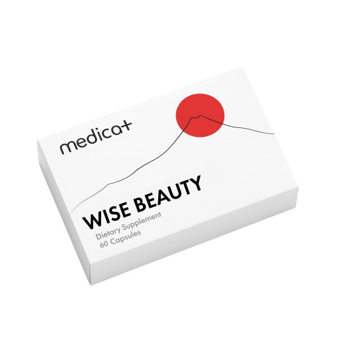 Дієтична добавка MEDICA+ Wise Beauty для волосся, шкіри, нігтів (60 капс)