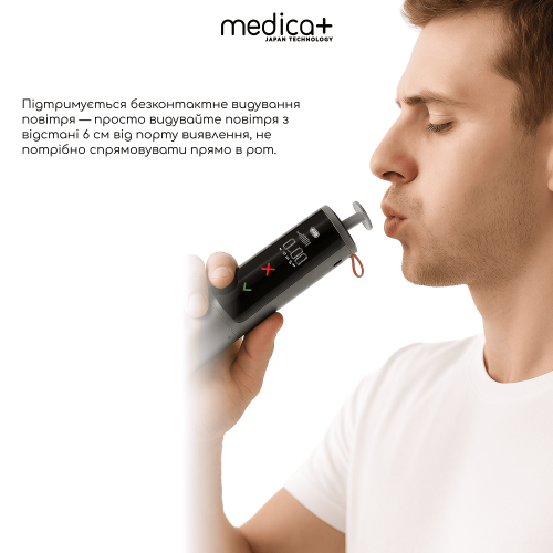 Алкотестер електрохімічний MEDICA+ AlcoControl 10.0 PRO