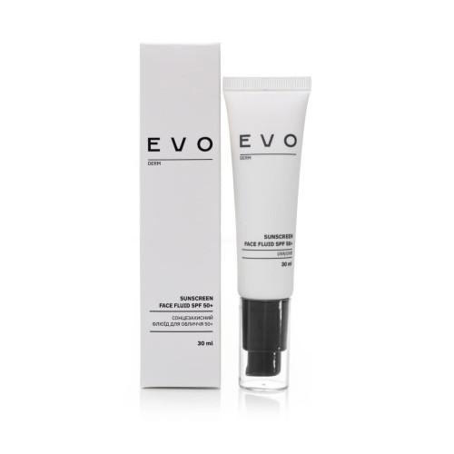 EVO derm Сонцезахисний флюїд для обличчя SPF 50+, 30 мл.