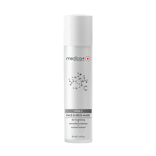Маска для обличчя та шиї MEDICA+ Vita C Face&Neck Mask (50 мл)
