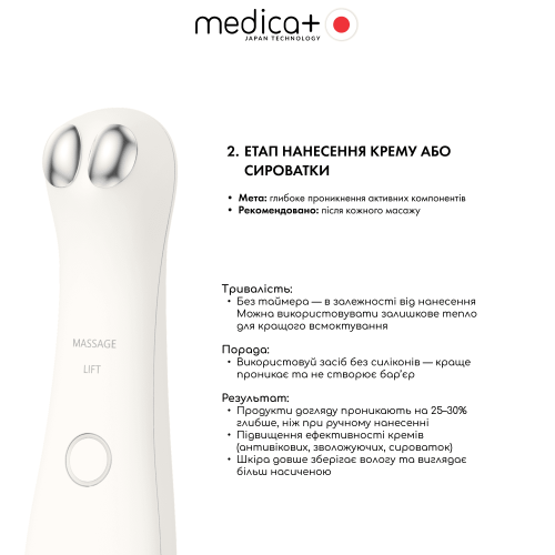 Мікрострумовий ліфтінг-масажер для очей MEDICA+ Eye Lifting 2.0