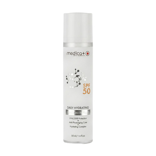 Сонцезахисний зволожуючий флюїд MEDICA+ Daily Hydrating Sunscreen Fluid SPF 50