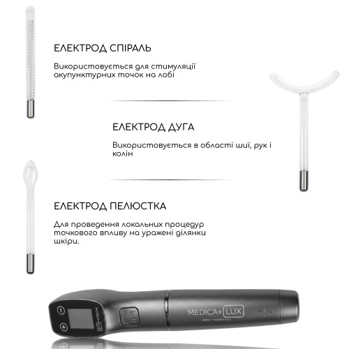 Апарат Дарсонваль MEDICA+ Lux Darsoline 8.0 grey
