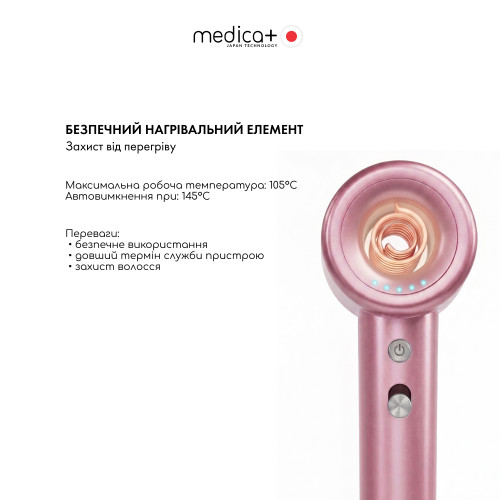 Фен для волосся MEDICA+ AIR-ZEN 2.0 rose gold Фен для волосся MEDICA+ AIR-ZEN 2.0 rose gold