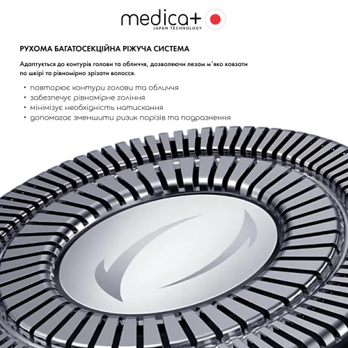 Змінна насадка до електробритви для голови MEDICA+ HEAD Shaver  5.0 (1шт)