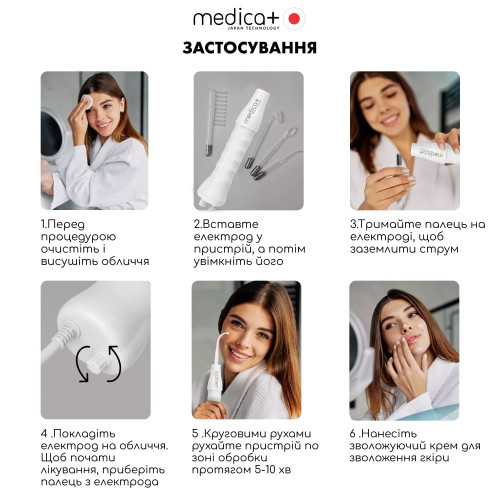 Портативний дарсонваль MEDICA+ DARSOLINE 7.0 + Суспензія Skin-Balancing
