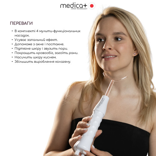 Портативний дарсонваль MEDICA+ DARSOLINE 7.0 + Суспензія Skin-Balancing